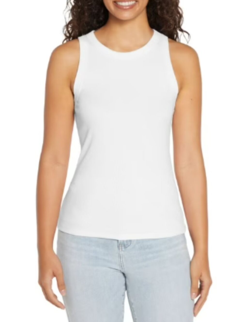 Express Women's Ribbed Tank Top - Picture 1 of 5